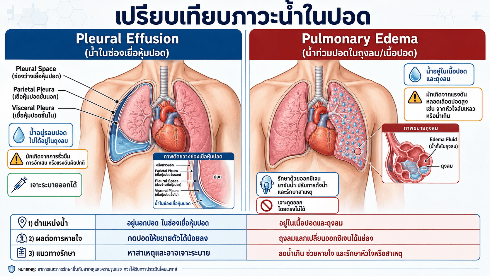 เบื้องหลังความเหนื่อยหอบ: รู้จัก "น้ำท่วมปอด" สองแบบ และภัยซ้อนของคนไข้ไตวาย